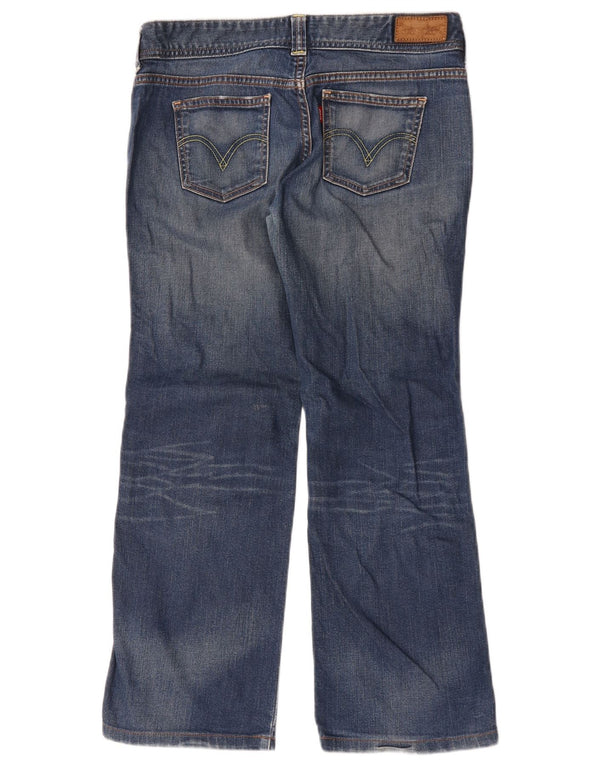 Levi's Damen Eve Straight Jeans W34 L27 Blau