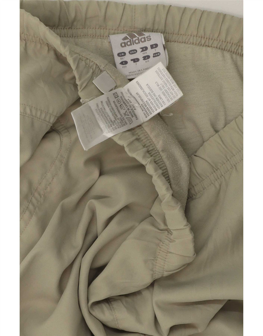 Adidas Herren-Trainingshose, groß, Khaki, Polyester
