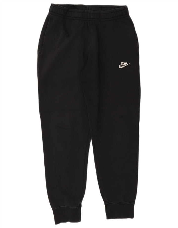 Nike Damen Trainingshose Jogger UK 10 Small Schwarz Baumwolle