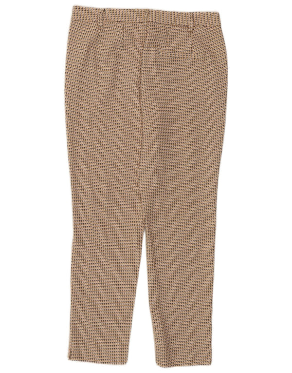 Marks & Spencer Damen-Hose mit abstraktem Muster, kurz geschnitten, UK 12, Mittel W30 L
