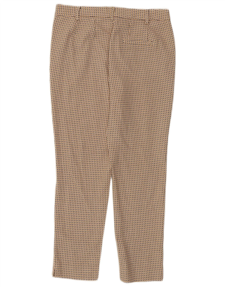 Marks & Spencer Damen-Hose mit abstraktem Muster, kurz geschnitten, UK 12, Mittel W30 L