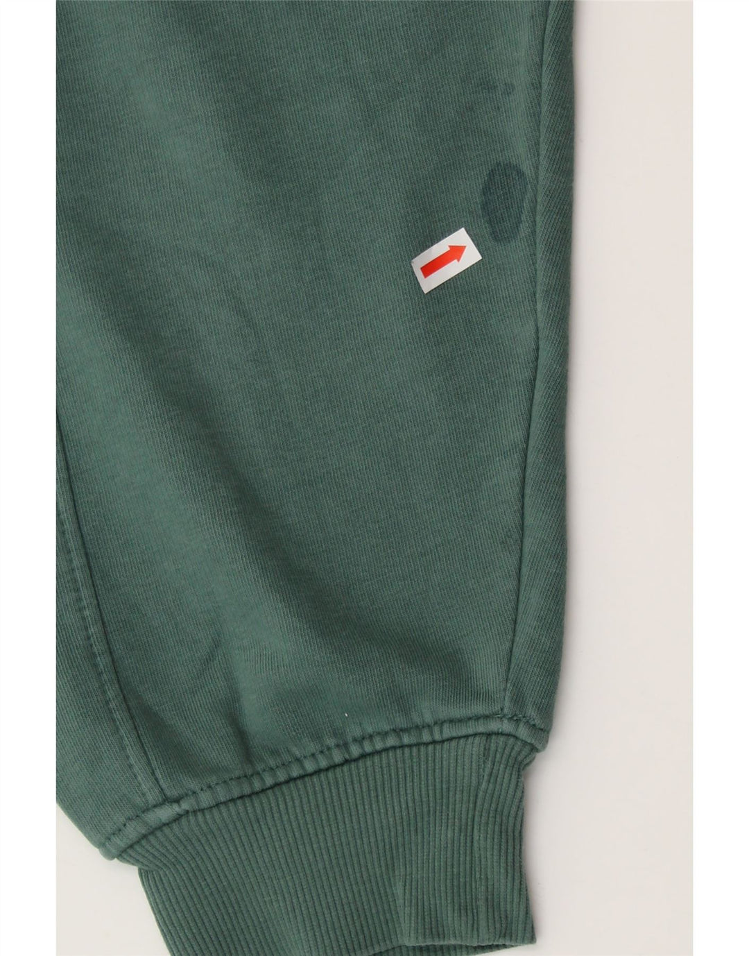 ZARA Damen Crop Sweatshirt Pullover UK 14 Mittelgrün