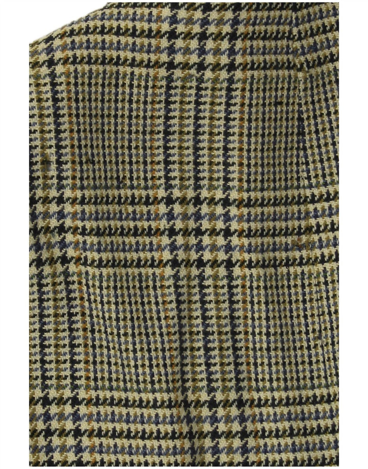 HUGO BOSS Herren-Blazer mit 2 Knöpfen, Gr. 40, groß, grüner Hahnentrittmuster