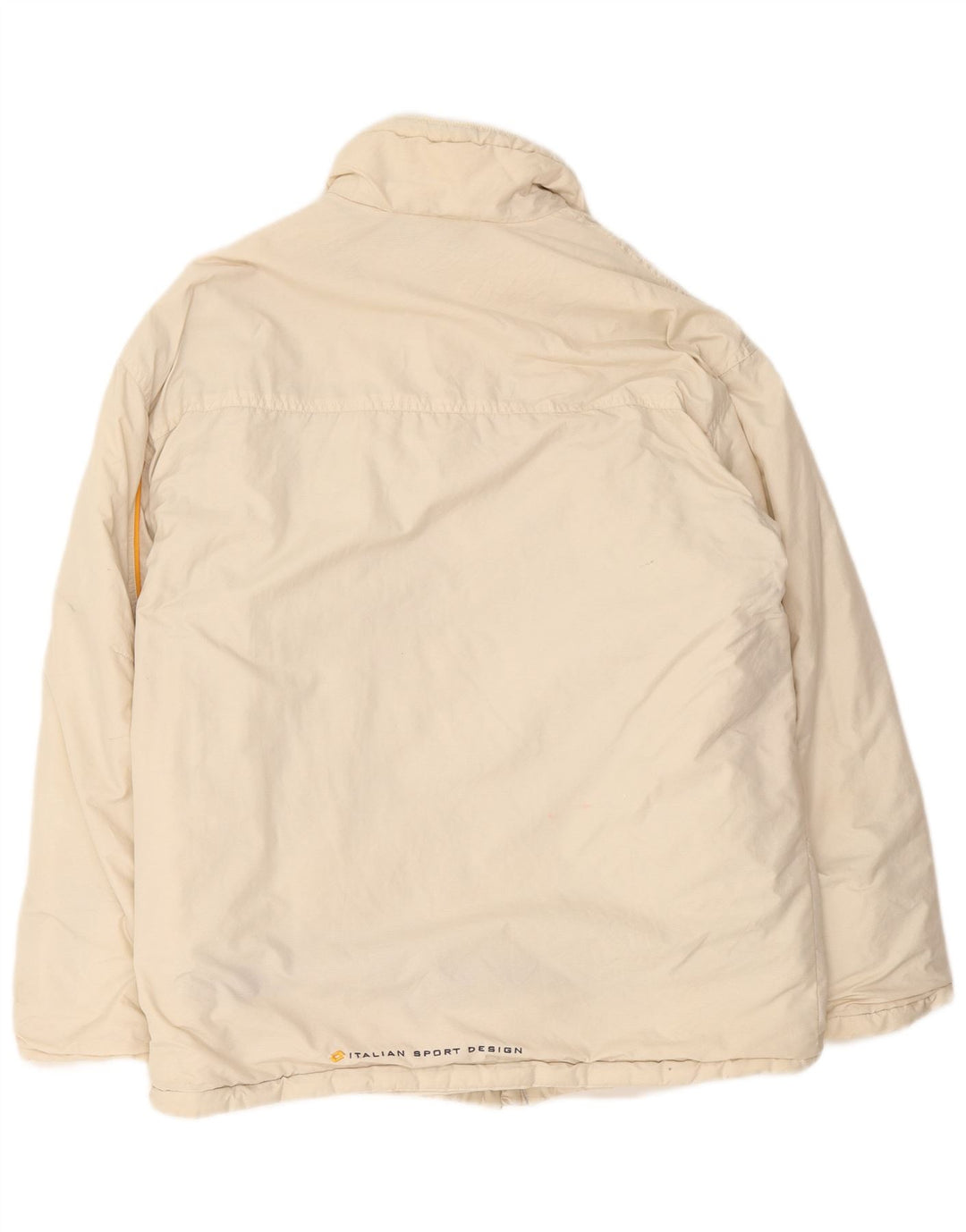 Lotto Herren-Windbreaker-Jacke, UK 38, Medium, Off-White-Nylon
