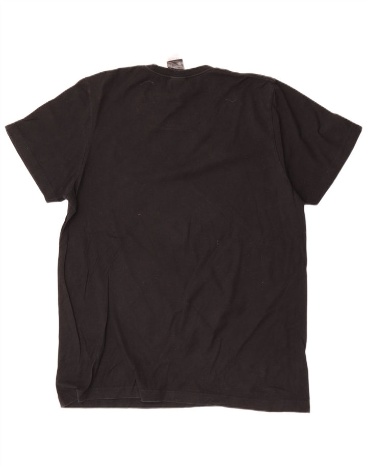 Adidas Herren Grafik T-Shirt Top Medium Schwarz Baumwolle