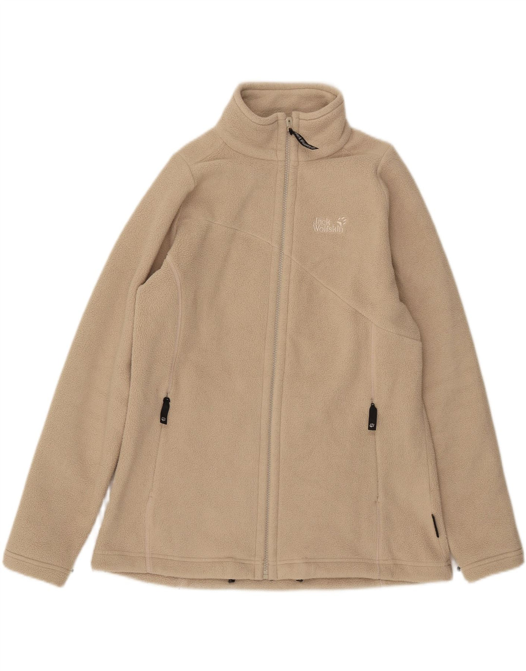 Jack Wolfskin Damen Graphic Liner Fleecejacke UK 16 Large Beige