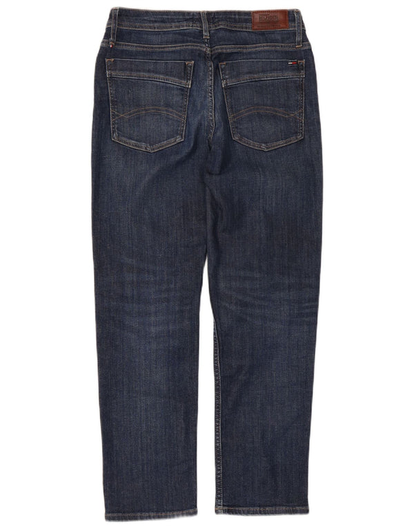Tommy Hilfiger Damen Straight Jeans W27 L26 Marineblau Baumwolle
