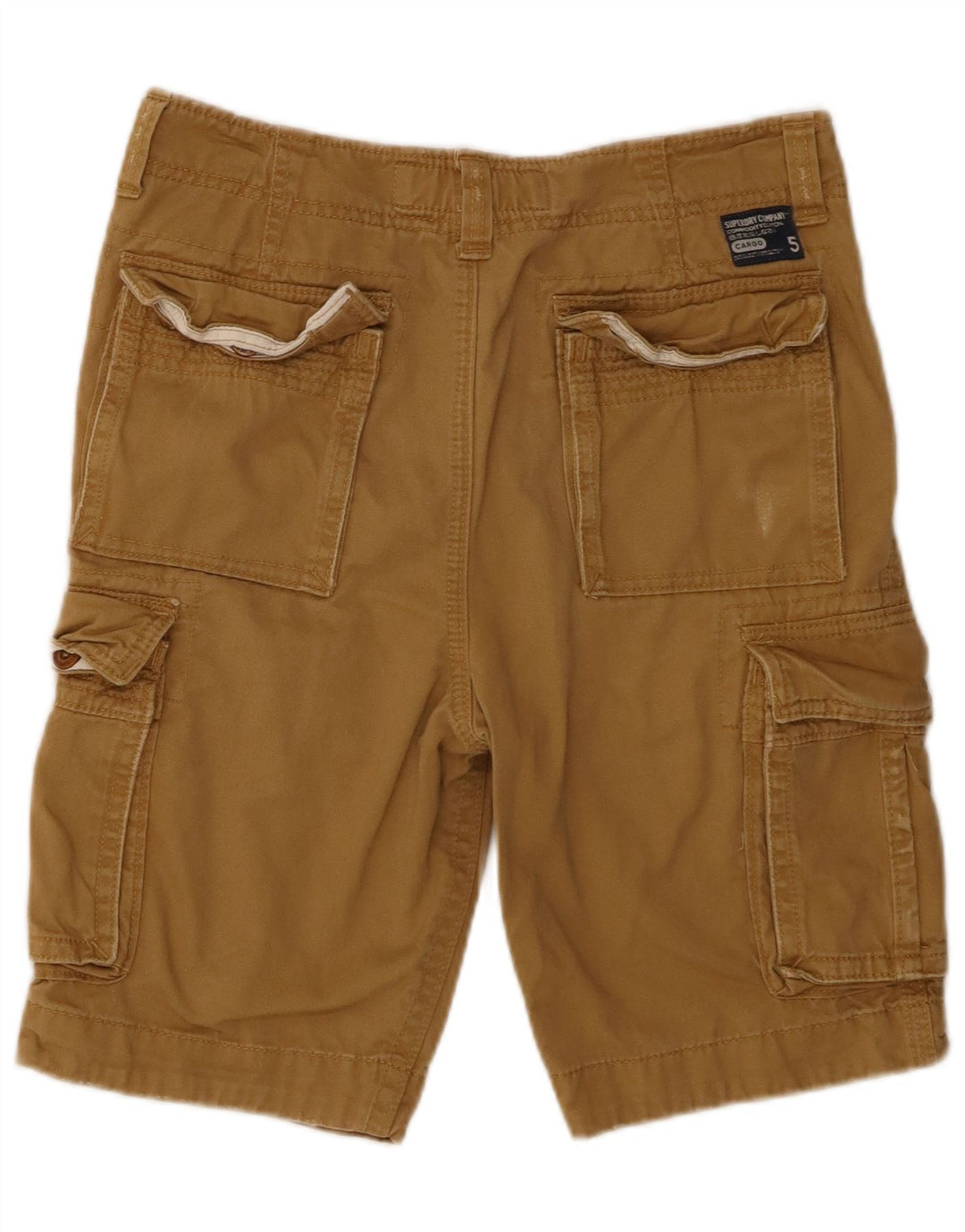 Superdry Herren Cargo-Shorts, Größe S, W29, Beige, Baumwolle