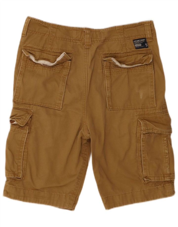 Superdry Herren Cargo-Shorts, Größe S, W29, Beige, Baumwolle