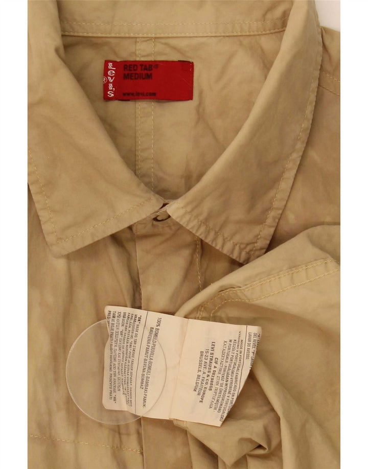 Levi's Herrenhemd aus mittelbeigeiger Batik-Baumwolle
