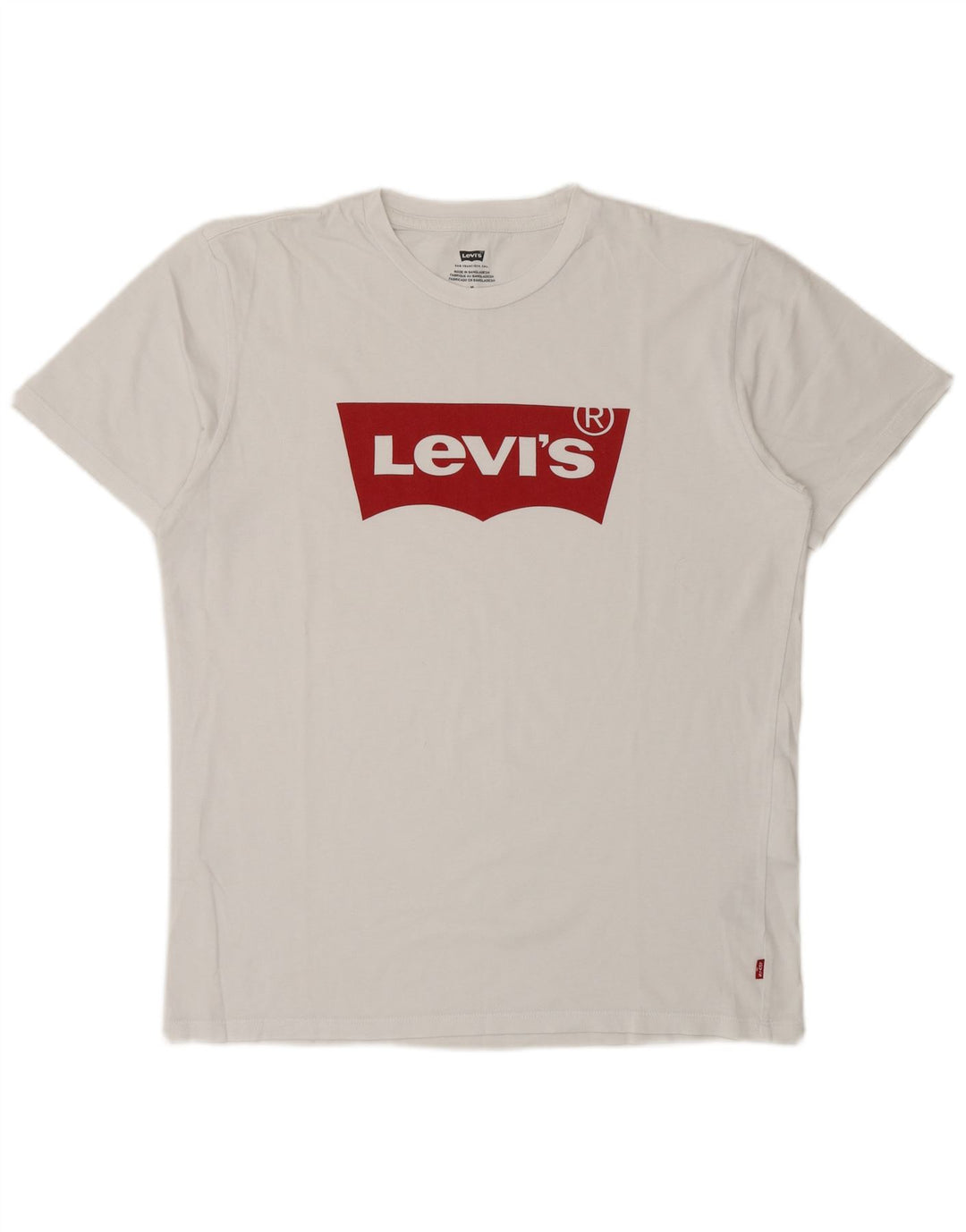 Levi's Herren-T-Shirt mit Grafik, mittelweiße Baumwolle