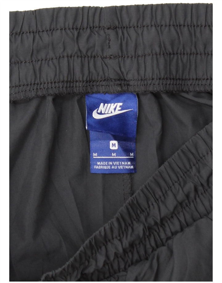 NIKE Damen-Sportshorts UK 14 Mittelschwarzes Polyester
