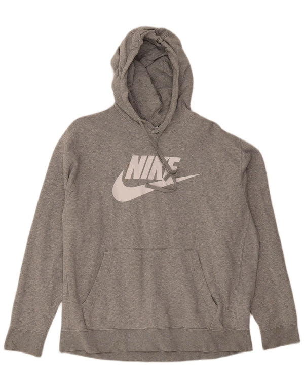 Nike Herren Graphic Hoodie Pullover XL Grau Baumwolle