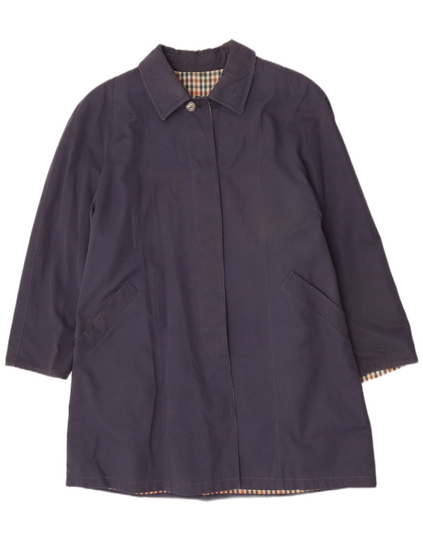 Vintage Damen Wendemantel IT 47 XL Marineblau
