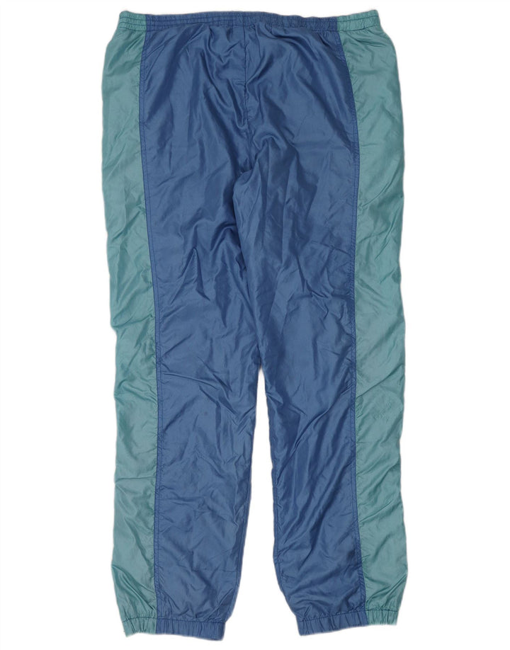 Erima Herren-Trainingshose, Jogginghose, groß, blaues Colourblock-Polyamid