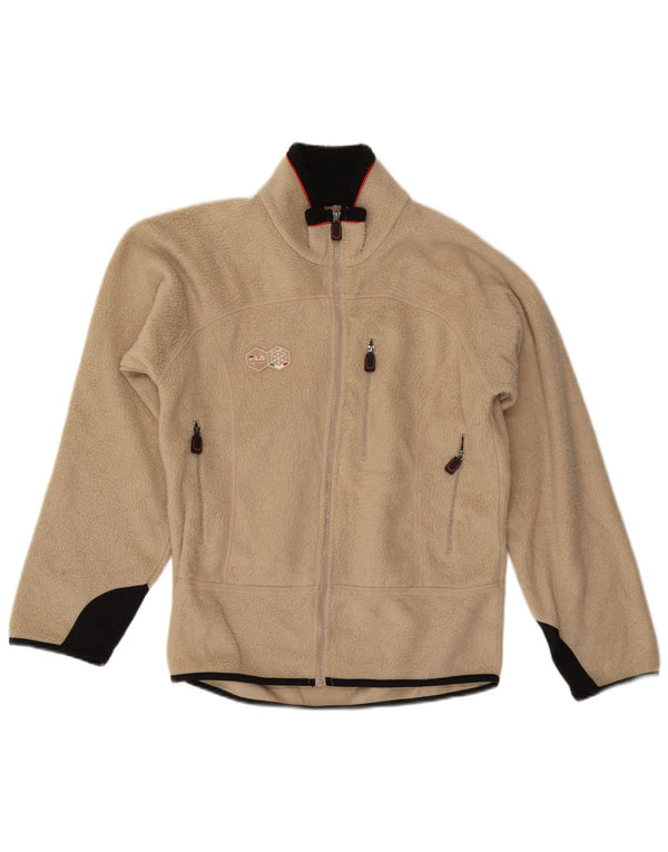 Fila Herren Fleecejacke UK 36 Small Beige Polyester