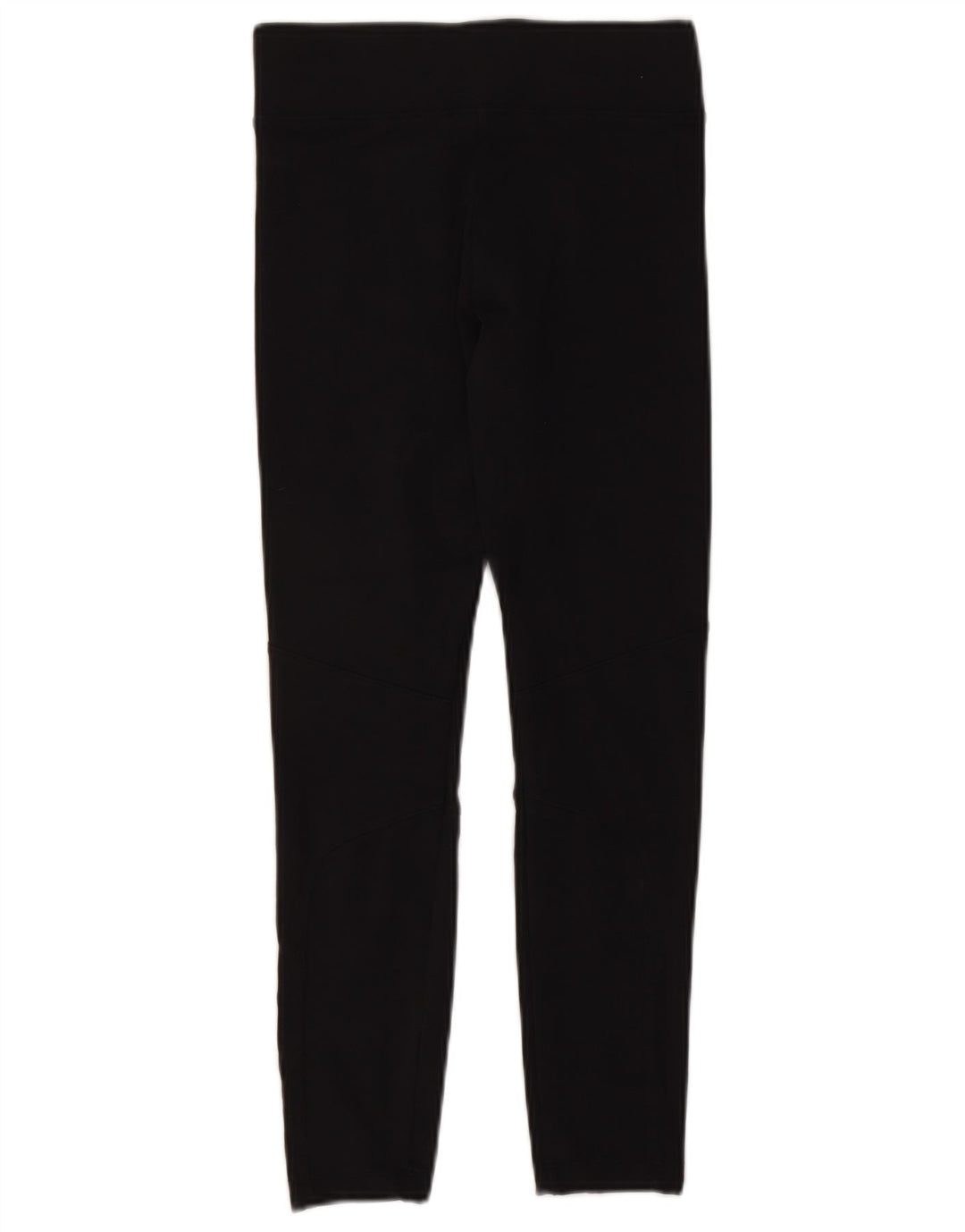 Nike Damen Crop Leggings UK 8 Small Schwarz Baumwolle