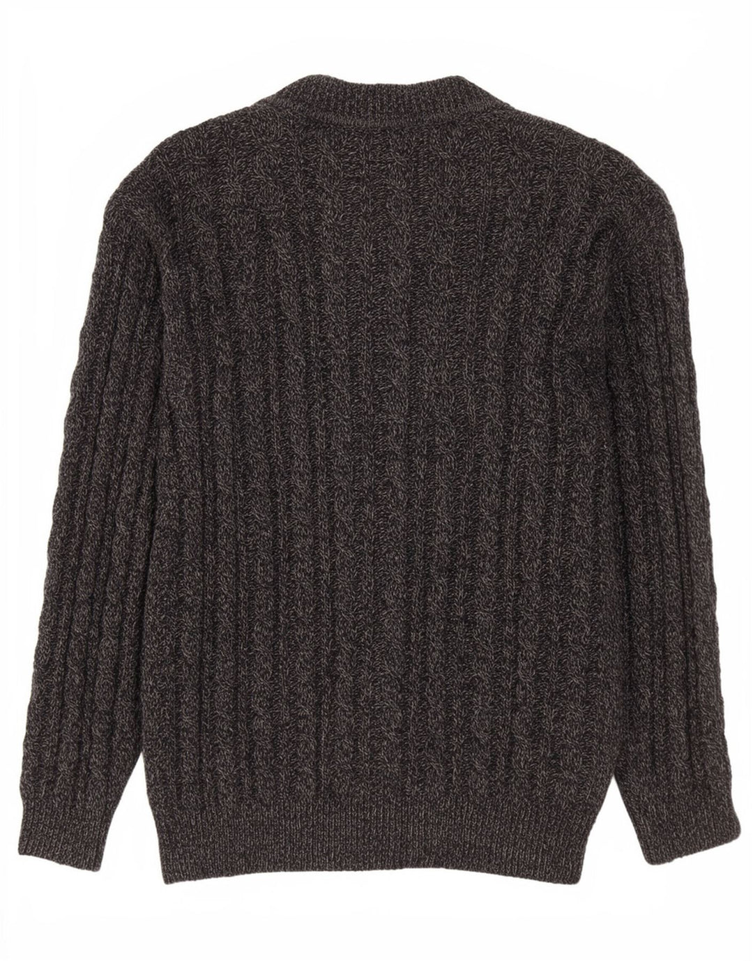 Balloon Damen-Strickjacke aus mittelgrauer Wolle