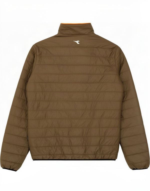 Diadora Herren Utility Reversible Wattierte Jacke UK 42 XL Khaki Polyester