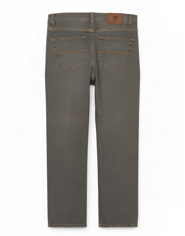 Marks & Spencer Herren Straight Jeans W34 L29 Graue Baumwolle