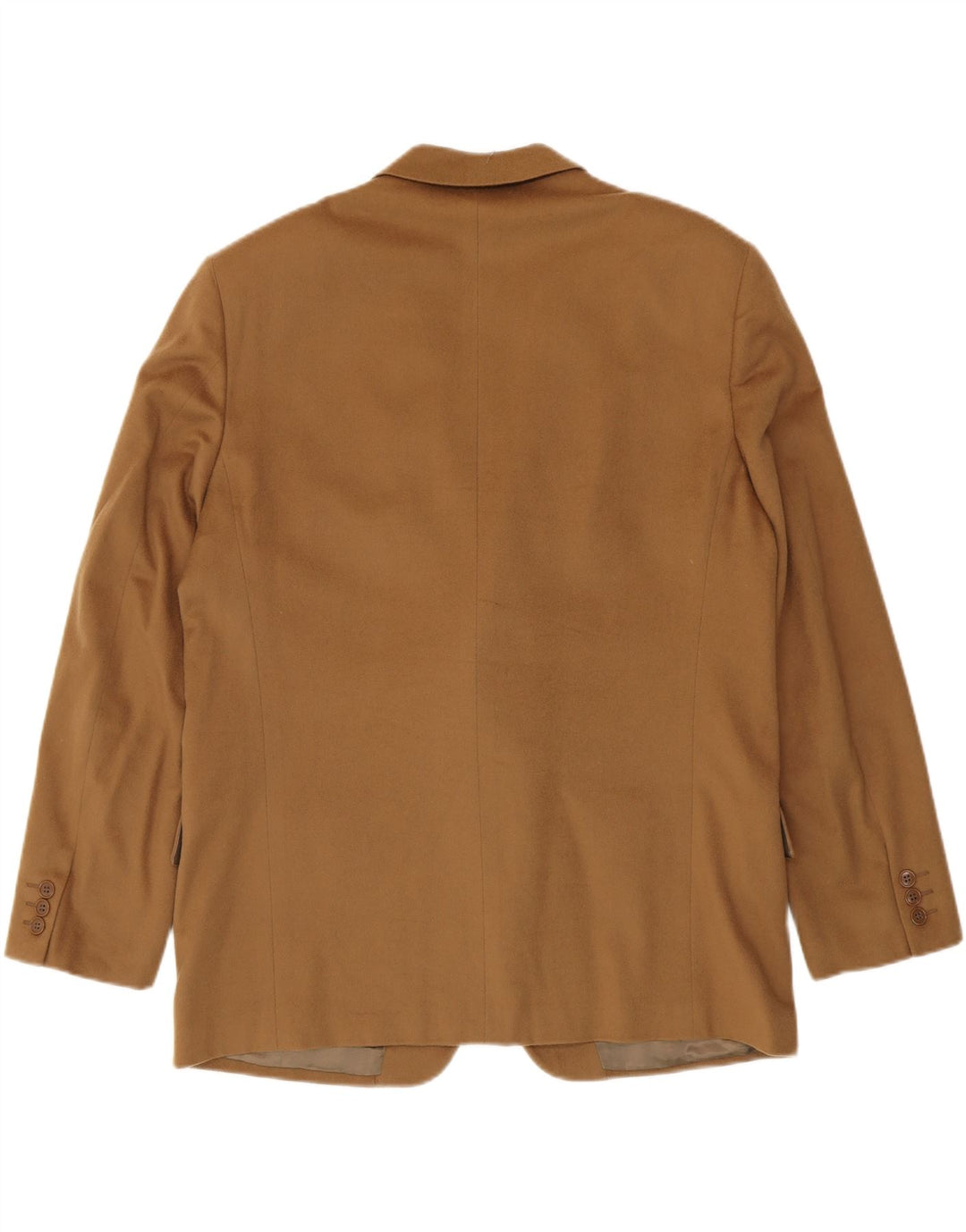 UNGARO Herren-Klassiker-Blazer mit 2 Knöpfen, IT 54, 2XL, braune Schurwolle