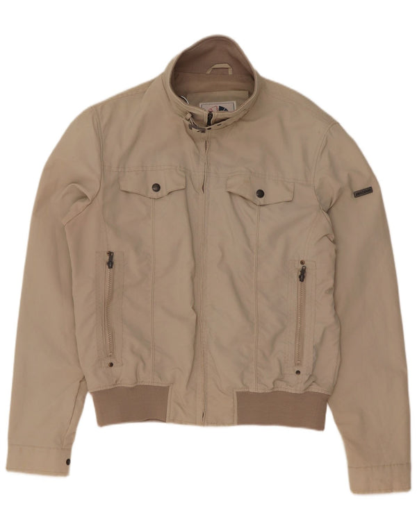 Americanino Herren Bomberjacke UK 38 Medium Beige Polyamid