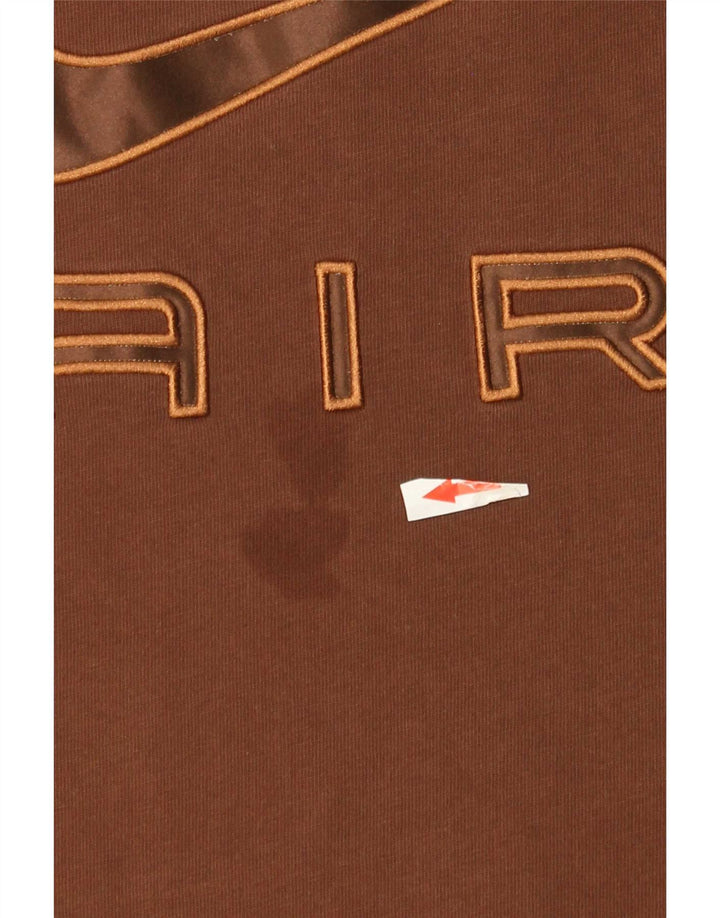 Nike Herren-T-Shirt mit lockerer Passform und Grafik, Größe L, Braun