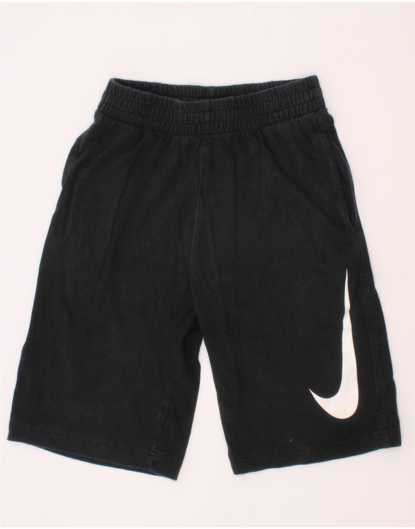 Nike Jungen Graphic Sport Shorts 8–9 Jahre Small Schwarz Baumwolle