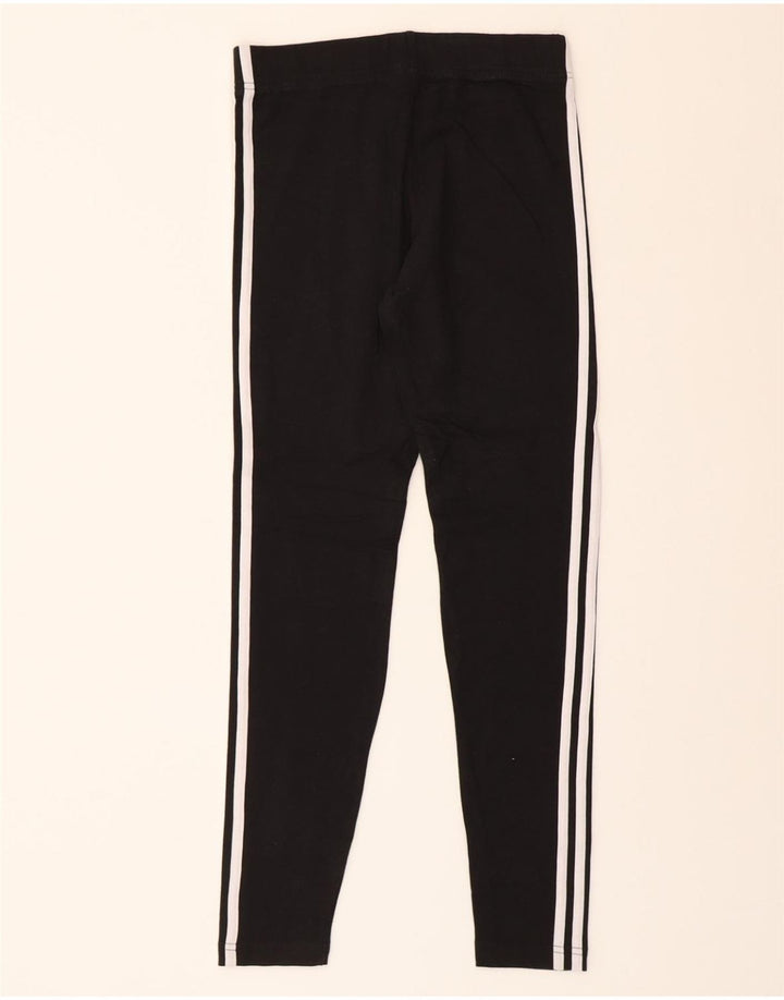 ADIDAS Girls Leggings 14-15 Years  Black Vintage Adidas and Second-Hand Adidas from Messina Hembry 