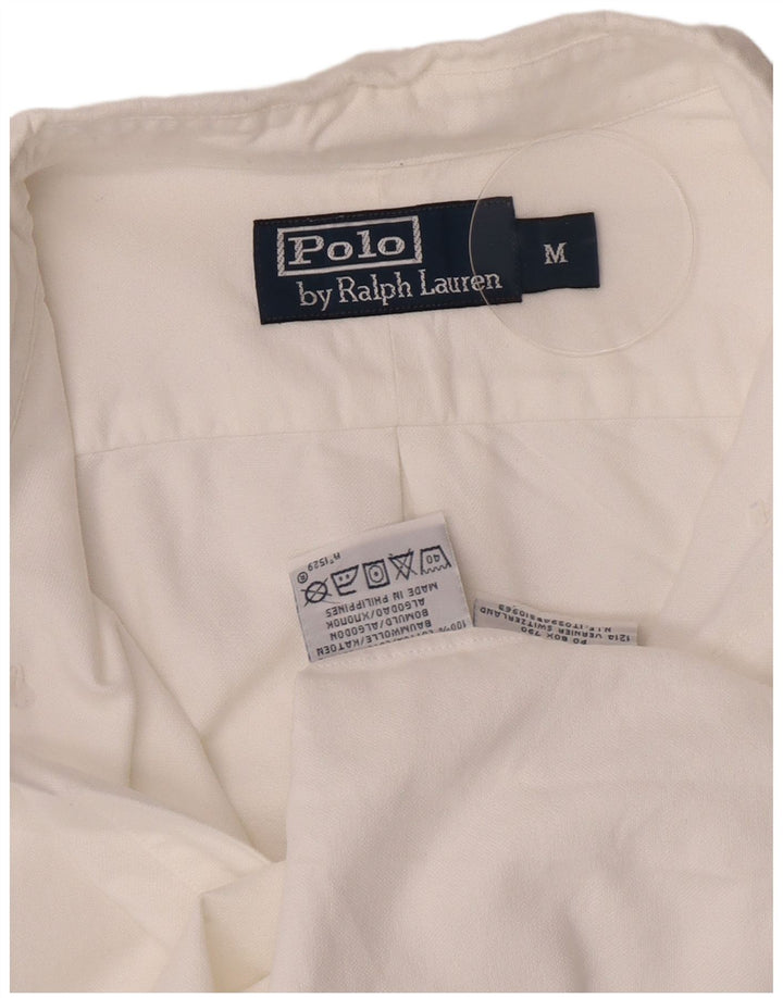 Polo Ralph Lauren Herren-Pulloverhemd mit Grafik, mittelweiße Baumwolle