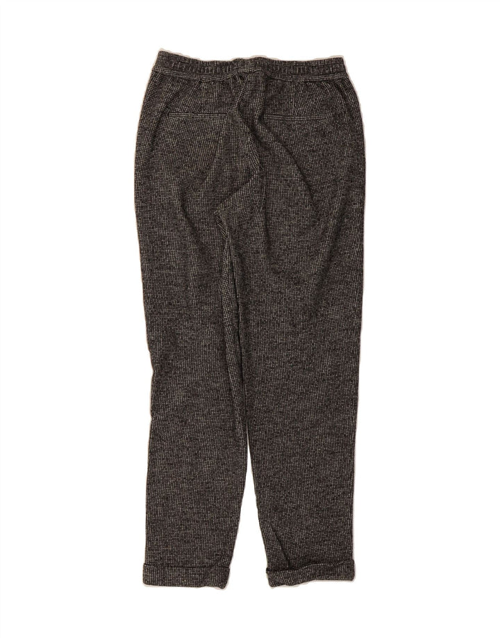 MASSIMO DUTTI Womens Casual Trousers EU 38 Small W28 L28 Grey Houndstooth Vintage Massimo Dutti and Second-Hand Massimo Dutti from Messina Hembry 