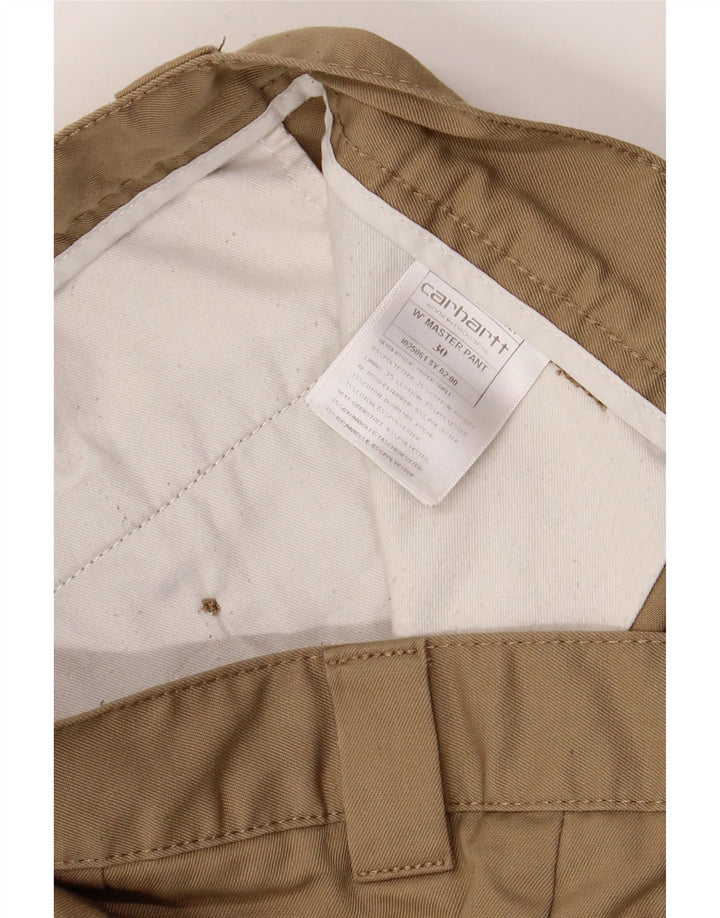 Carhartt Herren Straight Chino Hose W30 L30 Beige Polyester