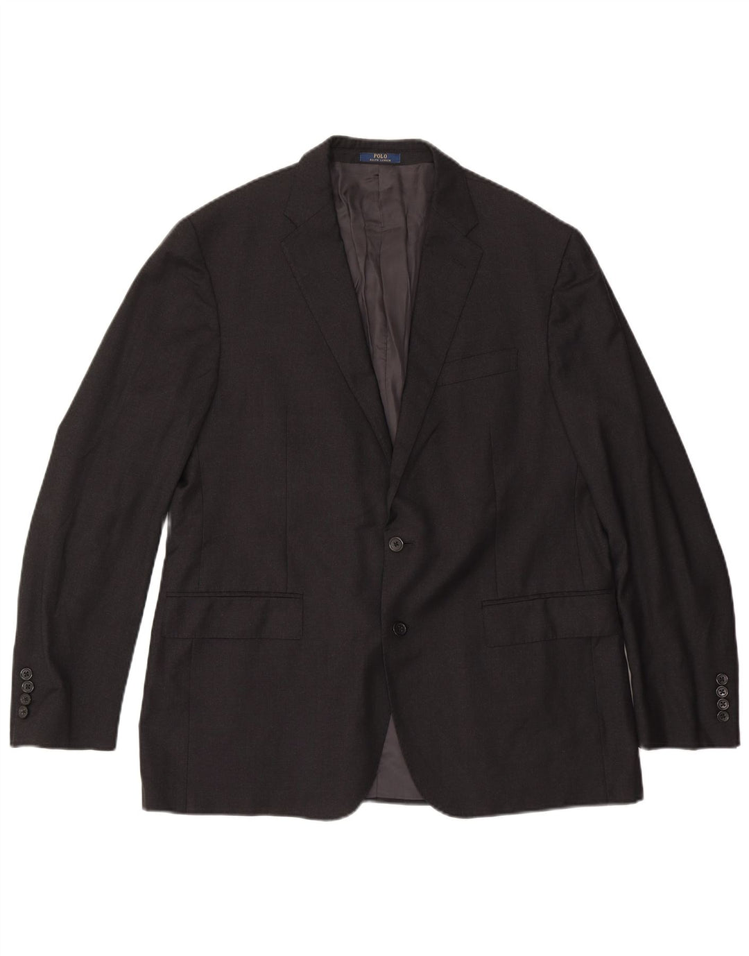Polo Ralph Lauren Herren-Blazer mit 2 Knöpfen, UK 44, XL, graue Wolle