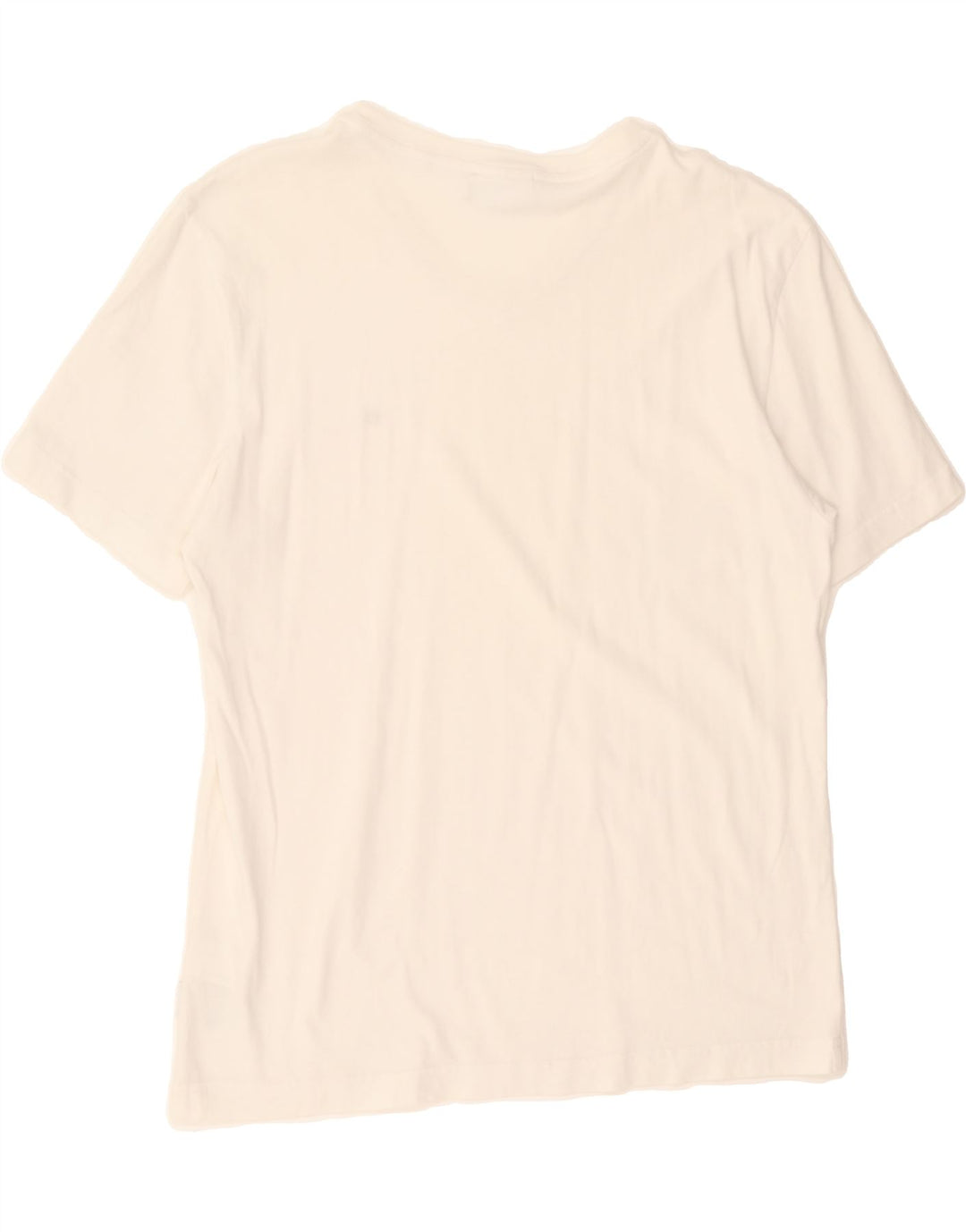 CALVIN KLEIN Mens T-Shirt Top Large White Cotton Vintage Calvin Klein and Second-Hand Calvin Klein from Messina Hembry 