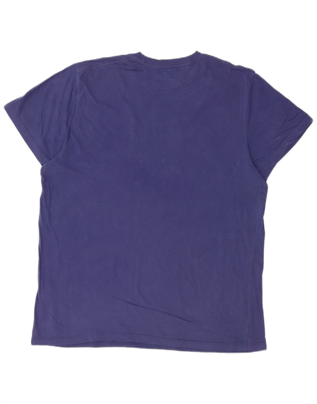 VANS Herren Custom Fit Grafik T-Shirt Top XL Blau Baumwolle