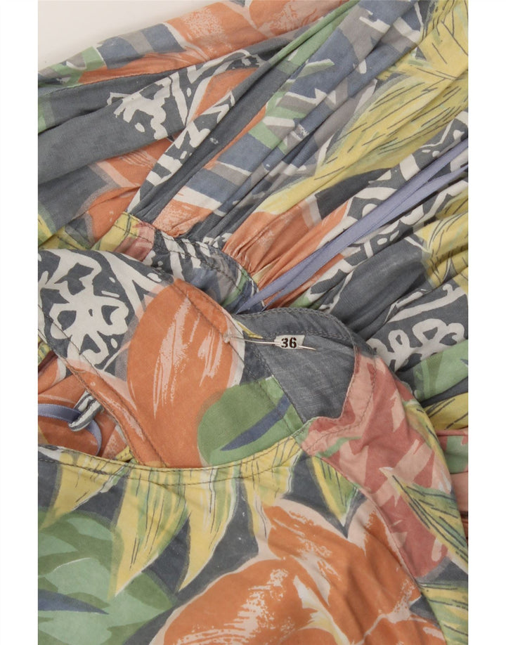 VINTAGE Womens Sundress EU 36 Small Multicoloured Floral Vintage Vintage and Second-Hand Vintage from Messina Hembry 