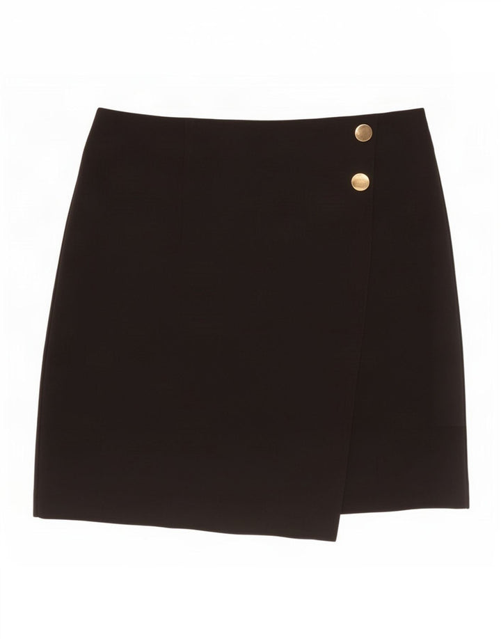 Marks & Spencer Damen Bleistiftrock UK 14 Large W32 Schwarz Polyester