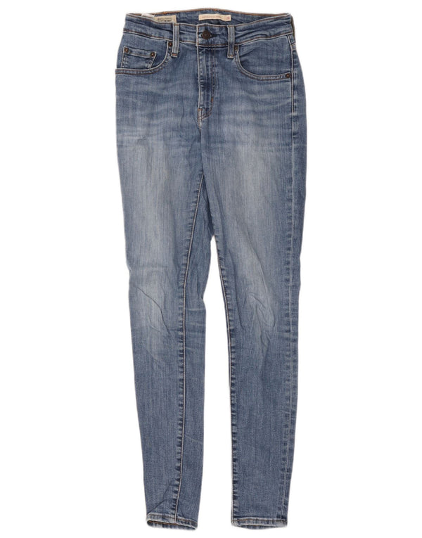 Levi's Damen 721 High Rise Skinny Jeans W26 L29 Blaue Baumwolle
