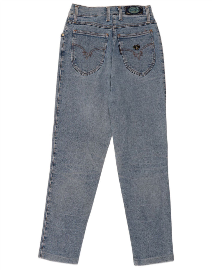 Cappopera Damen Slim Jeans W26 L25 Blaue Baumwolle