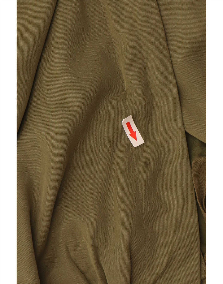 Marks & Spencer Damen-Parka mit Kapuze, UK 16, Größe L, Khaki, Polyester