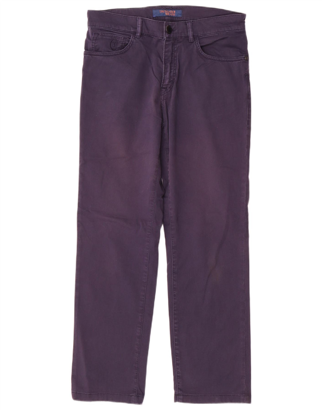 TRUSSARDI Gerade Freizeithose für Damen W29 L28 Marineblau