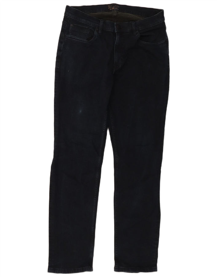 Penguin Herren Slim Jeans W34 L32 Marineblau Baumwolle
