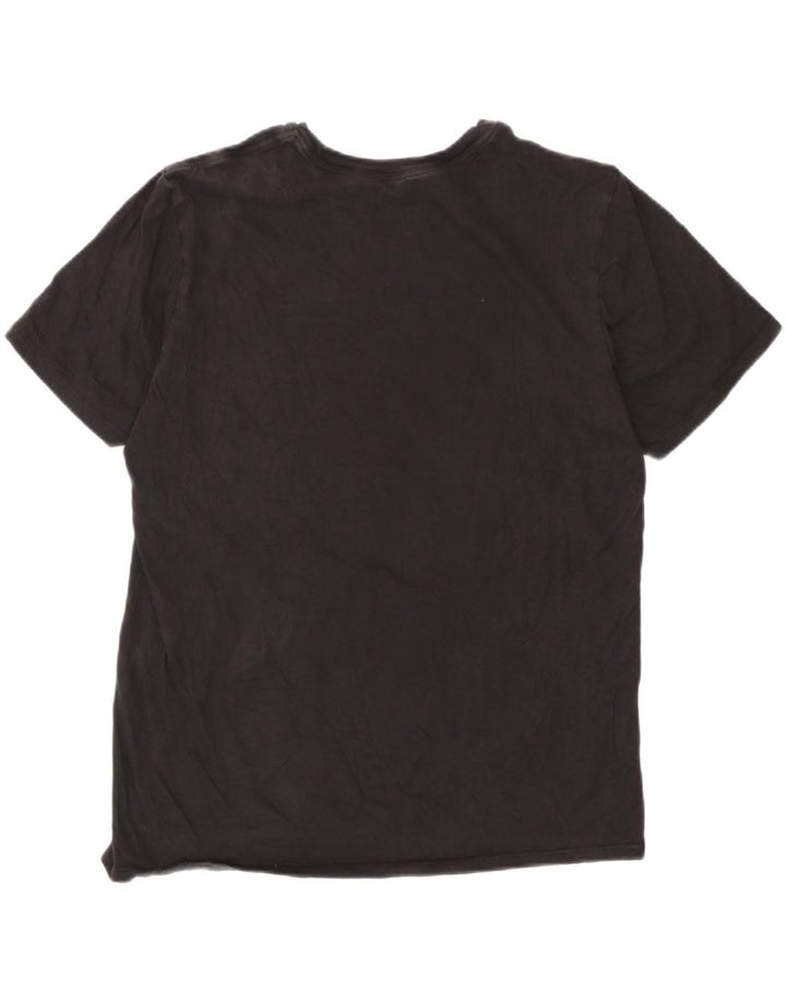 Nike Damen Athletic Cut Graphic T-Shirt Top UK 14 Medium Schwarz