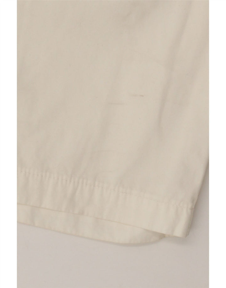 Murphy & Nye Herren-Chinoshorts W36 Large aus weißer Baumwolle