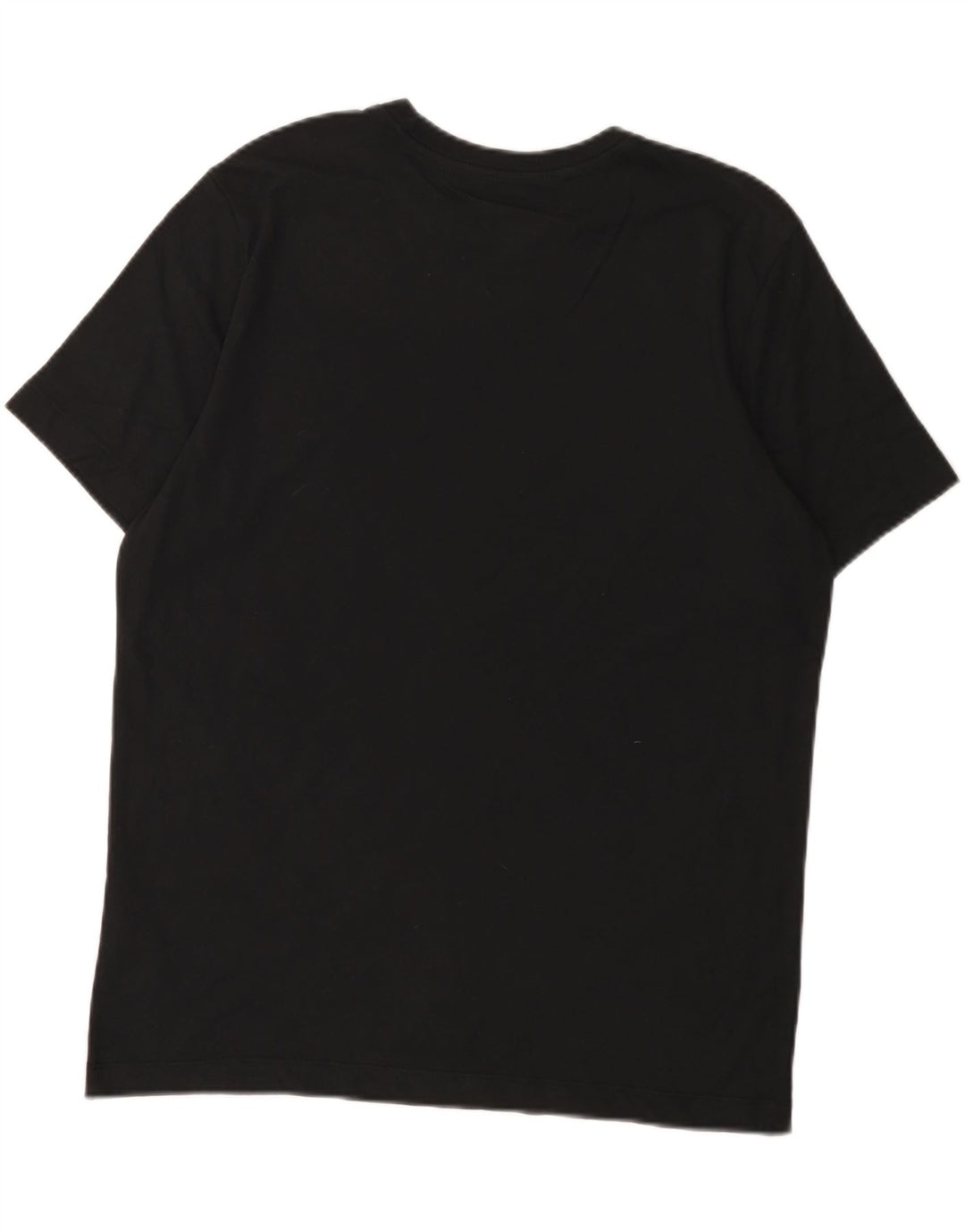 Nike Herren Dri Fit Graphic T-Shirt-Oberteil aus mittelschwarzer Baumwolle