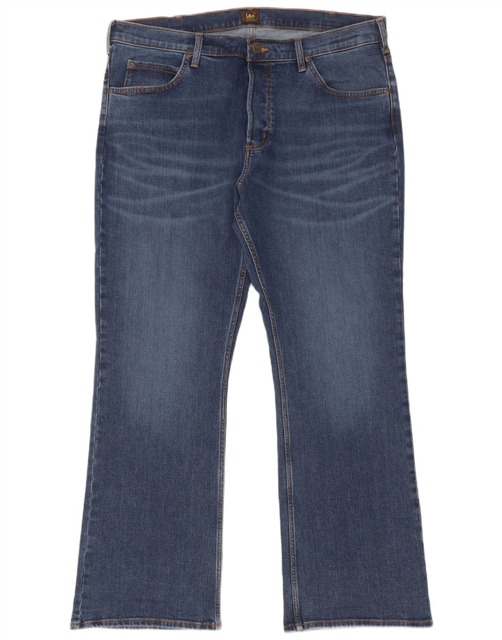 Lee Herren Denver Bootcut Jeans W40 L32 Blaue Baumwolle