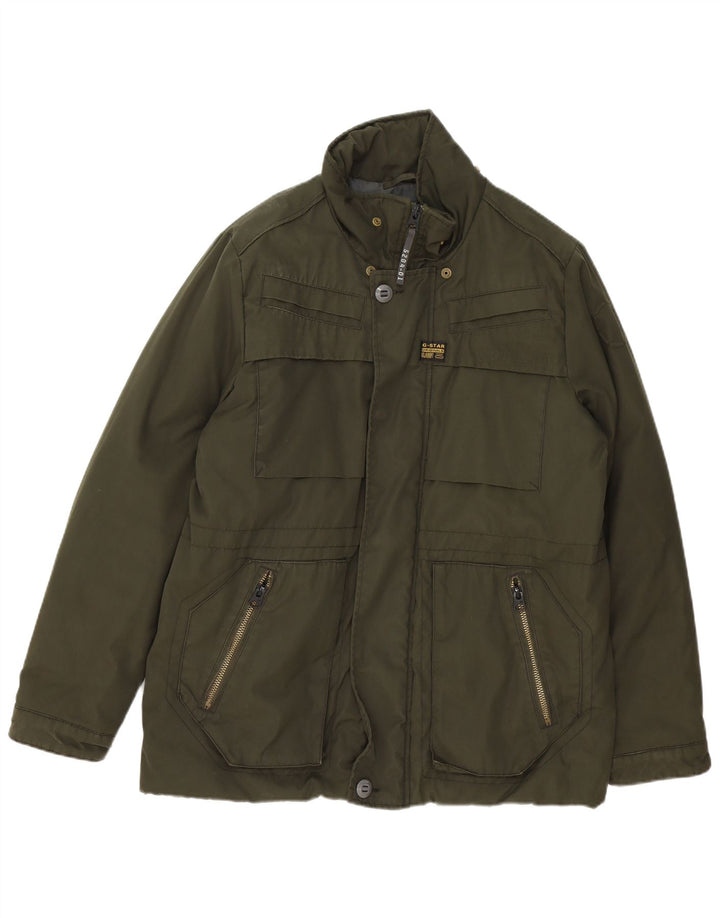 G-Star Herren Utility Jacke UK 40 Large Khaki Polyester