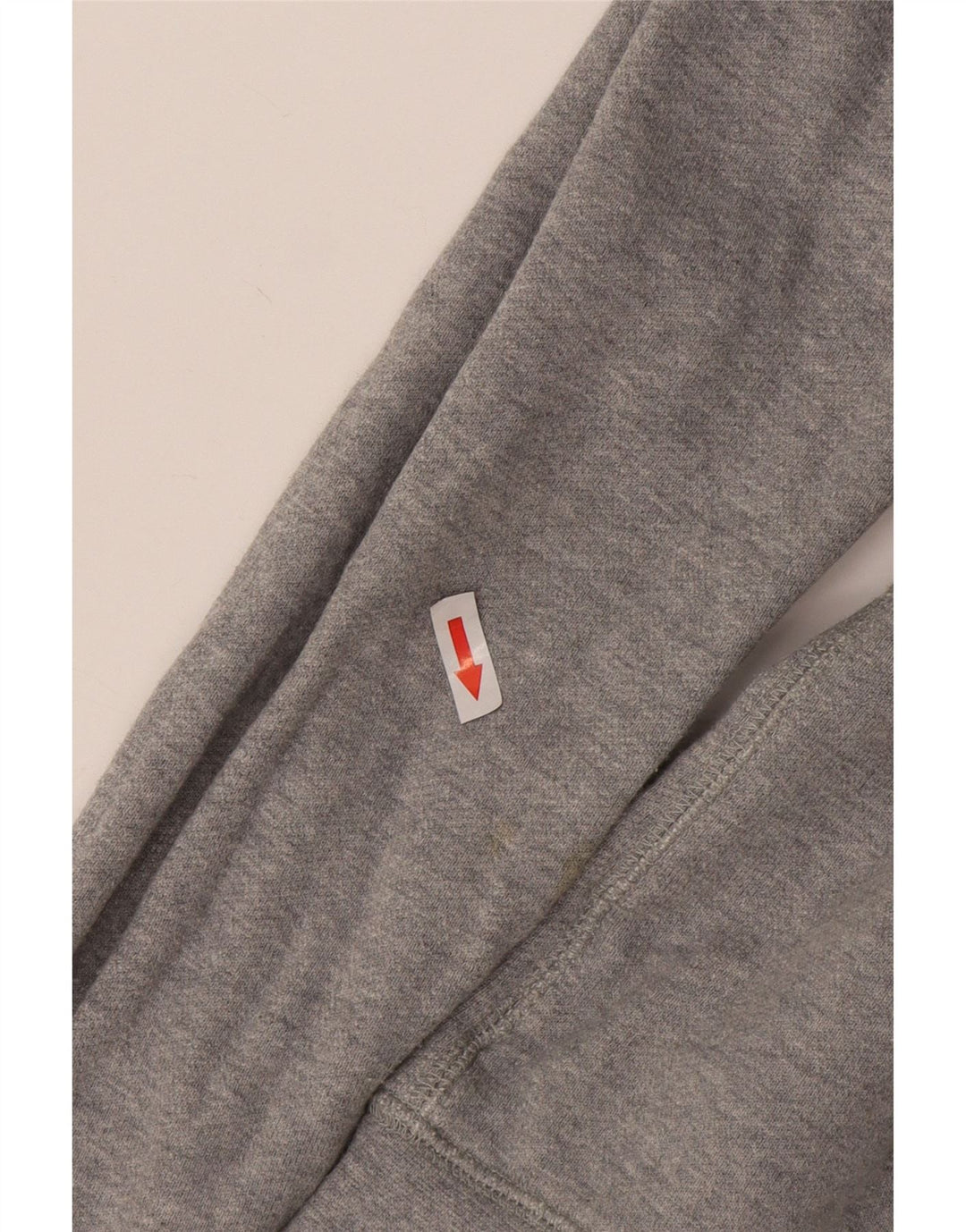 Nike Herren-Kapuzenpullover mit Reißverschluss, groß, grau gefleckte Baumwolle