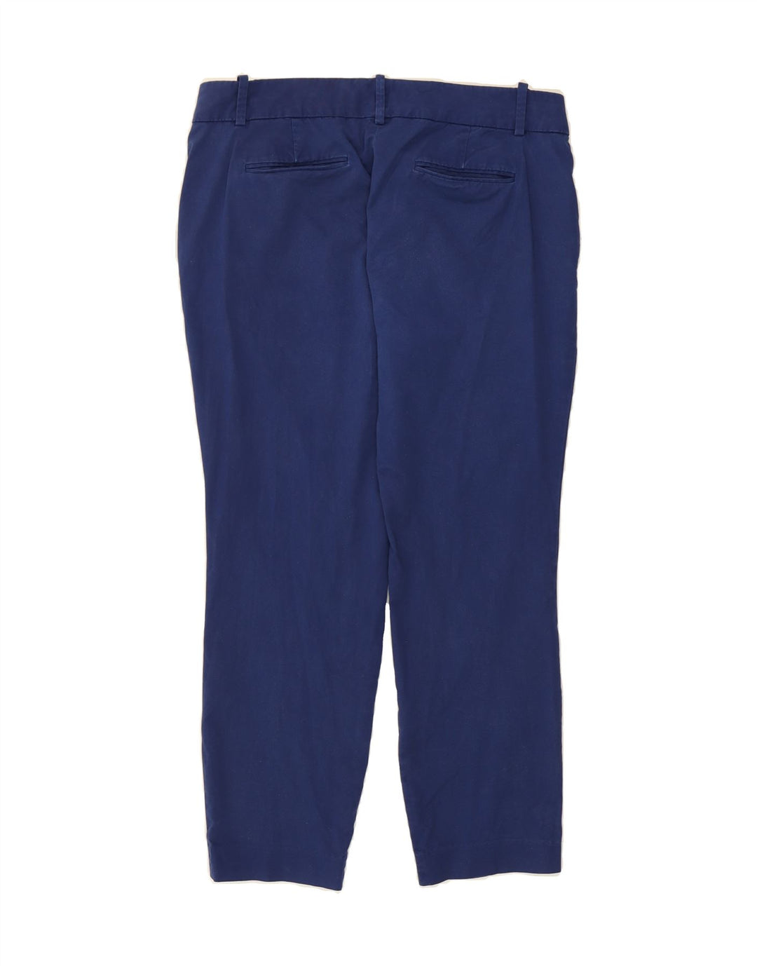 J. CREW Womens Slim Capri Trousers US 8 Medium W34 L26 Blue Cotton Vintage J. Crew and Second-Hand J. Crew from Messina Hembry 