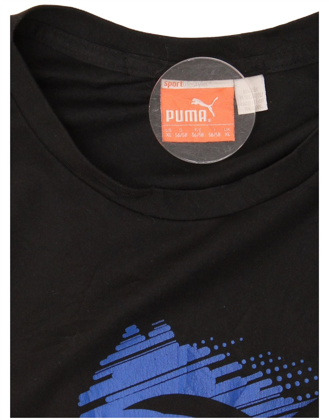 PUMA Herren Graphic T-Shirt Top XL Schwarz